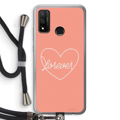 Forever heart: Huawei P Smart (2020) Transparant Hoesje met koord