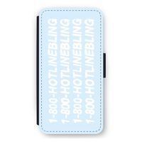 Hotline bling blue: iPhone 11 Flip Hoesje