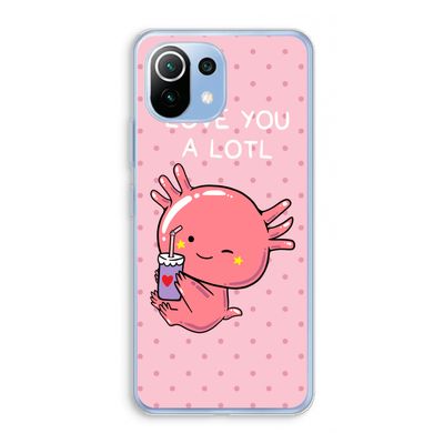 Love You A Lotl: Xiaomi Mi 11 Lite Transparant Hoesje