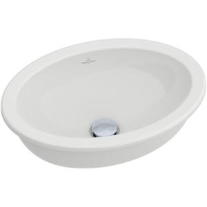 Villeroy & Boch Loop en Friends onderbouwwastafel 42x28.5cm met overloop zonder kraangat ceramic+ wit 616110R1