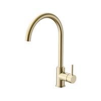 Keukenkraan Blue Label Blue Ribe | Opbouw | Mengkraan | Uitloop draaibaar | 1-hendel | Geborsteld goud Keukenkraan Blue Label Blue Ribe | Opbouw | Mengkraan | Uitloop draaibaar | 1-hendel | Geborsteld goud
