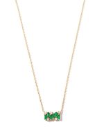 Suzanne Kalan collier en or 18ct serti d'émeraudes - Vert