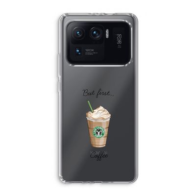 But first coffee: Xiaomi Mi 11 Ultra Transparant Hoesje