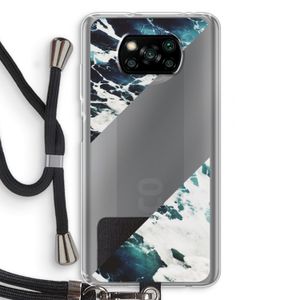 Golven: Xiaomi Poco X3 Pro Transparant Hoesje met koord