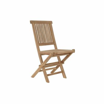 Trädgårdsstol DKD Home Decor Bruin 57 x 47 x 90 cm Teakboom (57 x 47 x 90 cm)