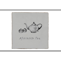 Terre d&apos;Azur Malaga Bone Decor Tea 13x13 cm