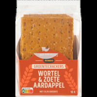 Jumbo Groentecrackers Wortel & Zoete Aardappel 10 Stuks