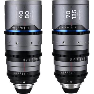 Laowa Sunlight FF 2x Anamorphic Zoom Bundle 40-80/70-135mm Blue