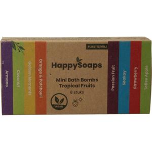 Happysoaps Bath bombs tropical fruits (80 gr)
