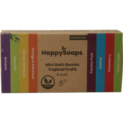 Happysoaps Bath bombs tropical fruits (80 gr)