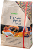 Velda 3-Kleuren Pellet Visvoer 5000ml - Kleurbevorderende Korrels, GMO-vrij