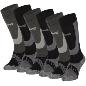 Xtreme Skisokken Unisex 6-pack Multi Black-45/47