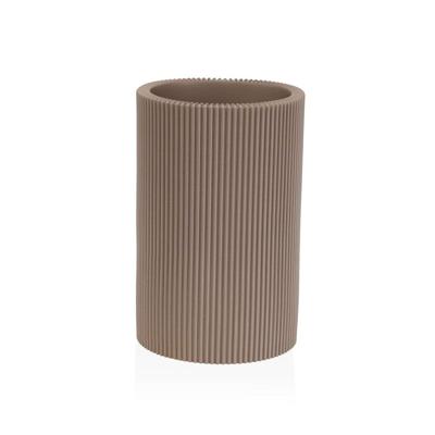 Tandenborstelhouder Versa Beige Hars 7,5 x 11,5 x 7,5 cm