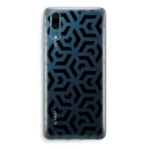 Crazy pattern: Huawei P20 Transparant Hoesje