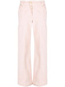 TOM FORD pantalon en coton à coupe droite - Rose