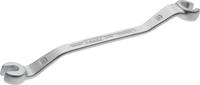 HAZET Dubbele ringsleutel · open 612N-11X13 · Buiten-zeskant-profiel · SW 11 x 13 mm