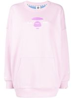 AAPE BY *A BATHING APE® sweat à logo imprimé - Violet