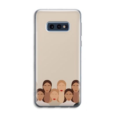 Girls girls girls: Samsung Galaxy S10e Transparant Hoesje
