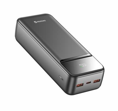 Swissten Powerbank Power Line II - 30.000 mAh - Zwart