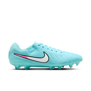 Nike Tiempo Legend 10 Pro Gras Voetbalschoenen (FG) Lichtblauw Wit Felroze