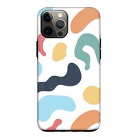 Memphis Shapes Blue: iPhone 12 Tough Case