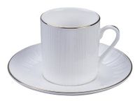 Wit/Goude Koffiekop Lijnen - Nippon White - 100ml - thumbnail