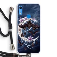 Vleermuizen Maan: Huawei Y6s Transparant Hoesje met koord