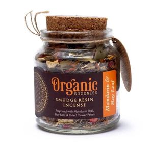 Organic Goodness Mandarijn & Laurierblad Smudge Wierookkruiden (80 gram)