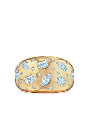 KWIAT bague Cobblestone en or 18ct ornée de diamants