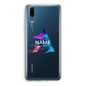 Abstract Spectrum: Huawei P20 Transparant Hoesje