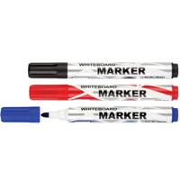 Whiteboard marker/stift - 3x stuks - multi - uitwisbaar - kantoor