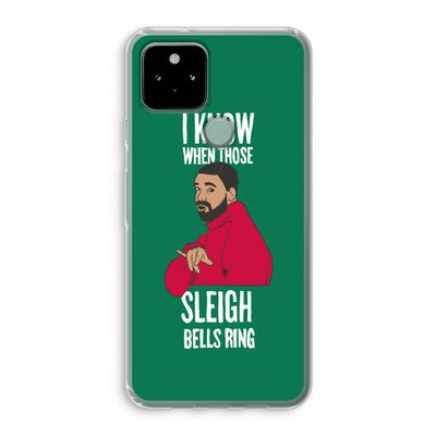 Sleigh Bells Ring: Google Pixel 5 Transparant Hoesje