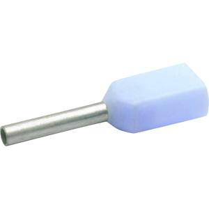 Klauke 8678 Dubbele adereindhulzen 0.25 mm² Deels geïsoleerd Lichtblauw 1000 stuk(s)