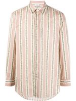 ETRO chemise rayée à fleurs - Rose