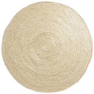 Vloerkleed Jute Rond Bleached ø200 cm