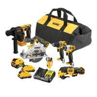 DeWalt DCK611P1D2-QW | 12V XR Brushless 6-kit voordeelset (DCD701+DCF801+DCS512+DCH072+DCS353+DCL510) - DCK611P1D2-QW