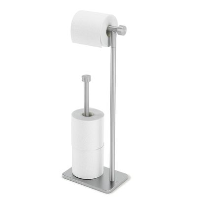 Umbra Cappa toiletbutler 20x12x52cm IJzer Nikkel 1015897-410 Umbra Cappa toiletbutler 20x12x52cm IJzer Nikkel 1015897-410
