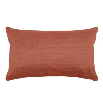 Stof Textile sierkussen Bea - terracotta - 30 x 50 cm - bank kussens - polyester