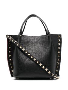 Valentino Garavani sac à main Rockstud en cuir - Noir