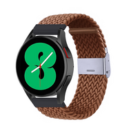 Braided nylon bandje - Bruin - Xiaomi Mi Watch / Xiaomi Watch 2 / Xiaomi Watch S1 / S2 / S3 / S4