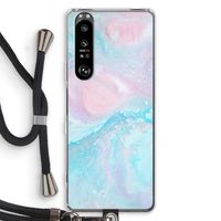 Fantasie pastel: Sony Xperia 1 III Transparant Hoesje met koord
