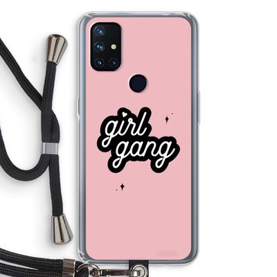 Girl Gang: OnePlus Nord N10 5G Transparant Hoesje met koord