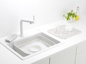 Brabantia Sink Side afwasbak met afdruipschaal - Light Grey