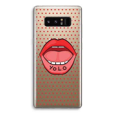 Yolo Denise: Samsung Galaxy Note 8 Transparant Hoesje