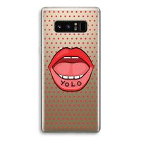 Yolo Denise: Samsung Galaxy Note 8 Transparant Hoesje