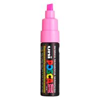 Uni Posca verfmarker 8k neon roze- beitelpunt 8mm