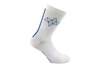 Acht Supply Kom Double Sokken - Wit/Blauw