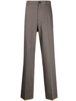 Ferragamo pantalon de costume droit - Marron