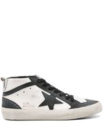 Golden Goose baskets montantes Mid Star - Blanc