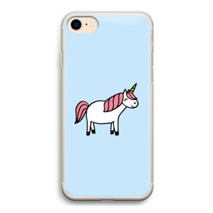 Eenhoorn: iPhone 7 Transparant Hoesje